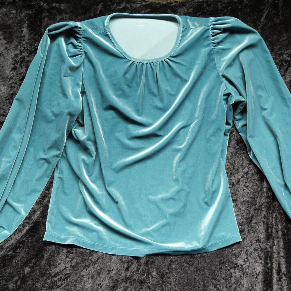 Loft Women's Blue and Red Blouse